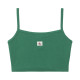 Calvin Klein Γυναικεία αμάνικη μπλούζα Cropped Ribbed Cotton Cami Top